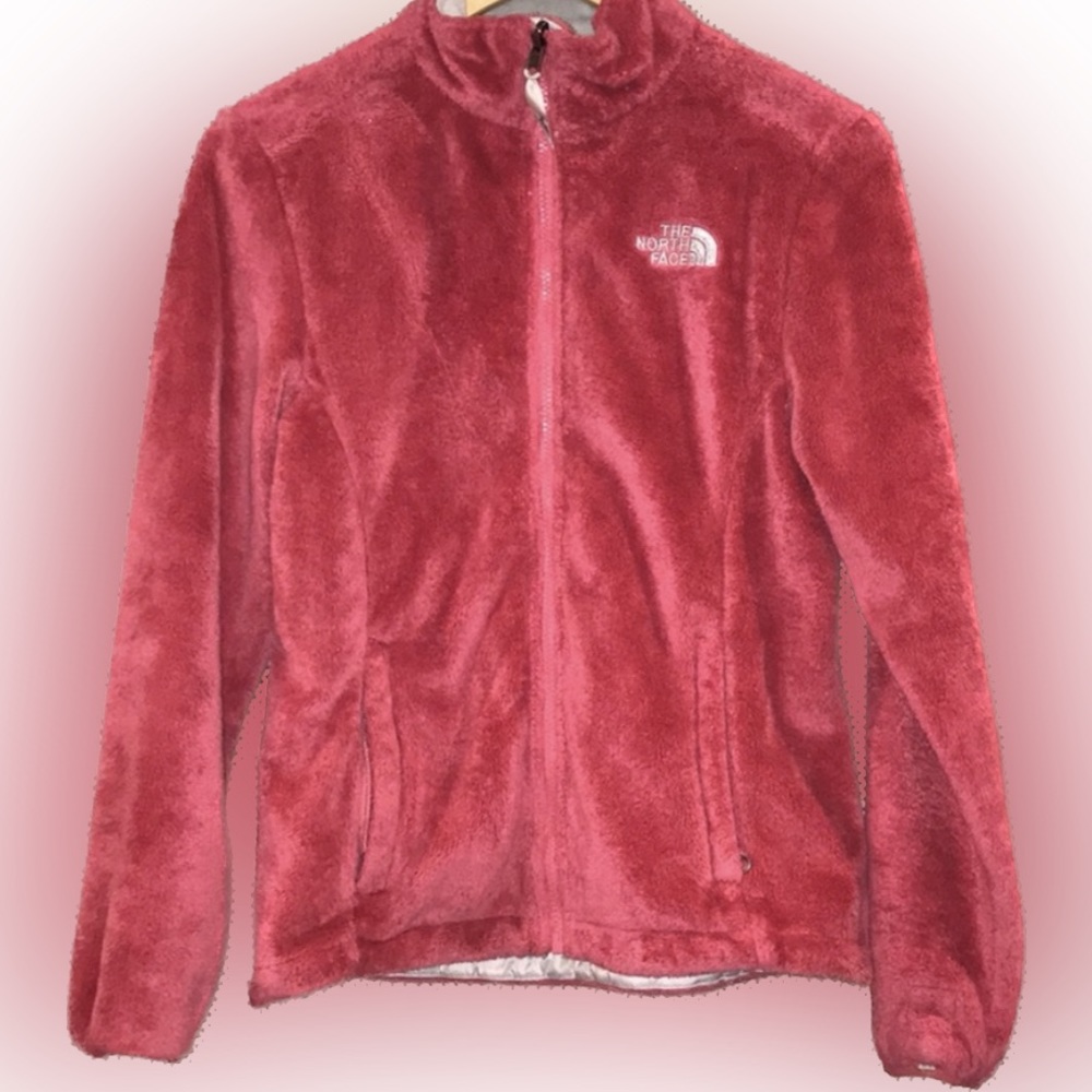 North face Pink Wooly Jacket  SMALL